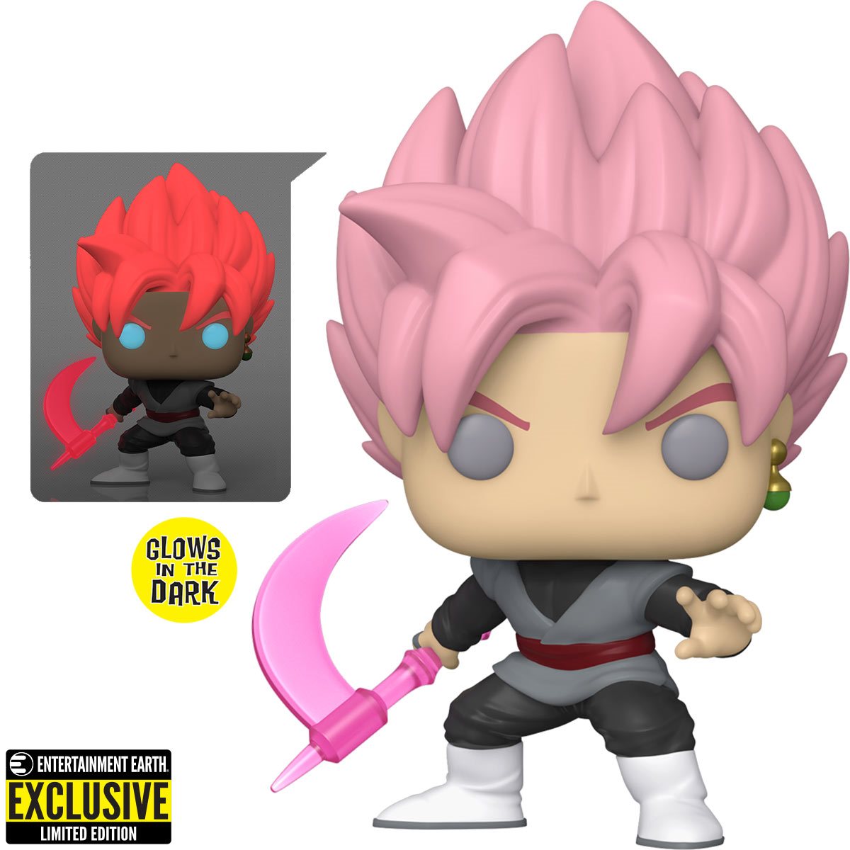 Funko Pop! Dragon Ball Super - Super Saiyan Rose Goku Black Glow (Entertainment Earth)