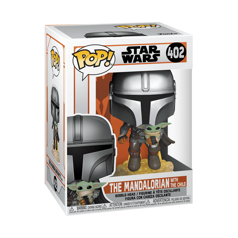 Funko Pop! Star Wars The Mandalorian - The Mandalorian Flying w/ Jet Pack