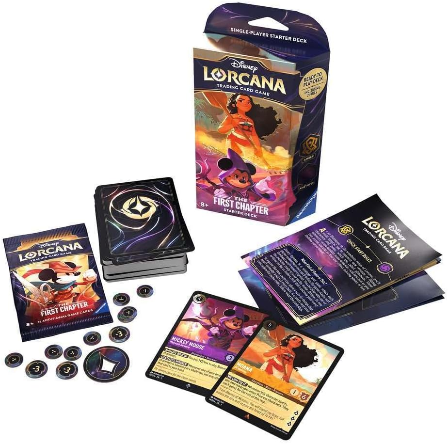 Disney Lorcana: The First Chapter TCG Starter Deck Amber & Amethyst