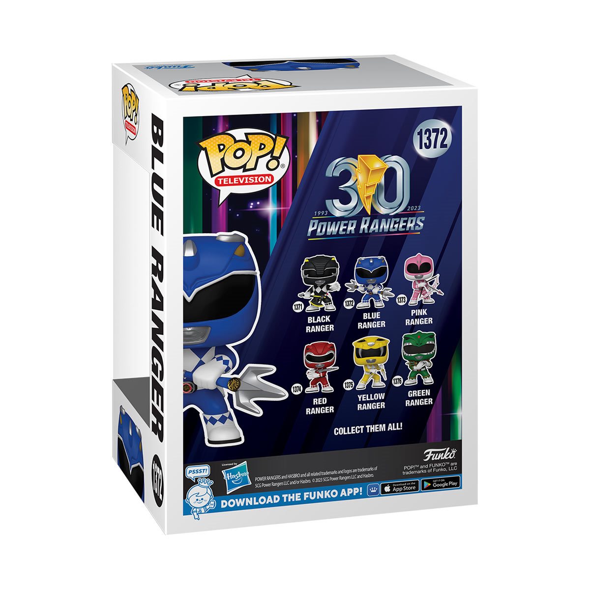 FUNKO POP! TELEVISION: Mighty Morphin Power Rangers 30th - Blue Ranger