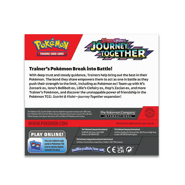 Pokémon TCG: Scarlet & Violet 09 Journey Together - Enhanced Booster Display 36 Packs