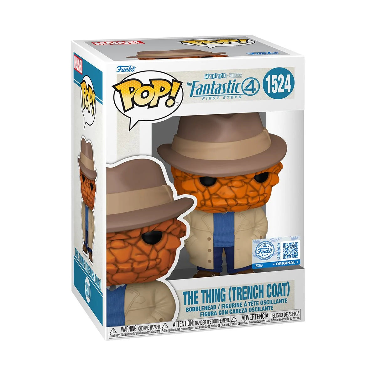 Funko Pop! Marvel - The Fantastic Four First Steps - The Thing Trench Coat ( Entertainment Earth)