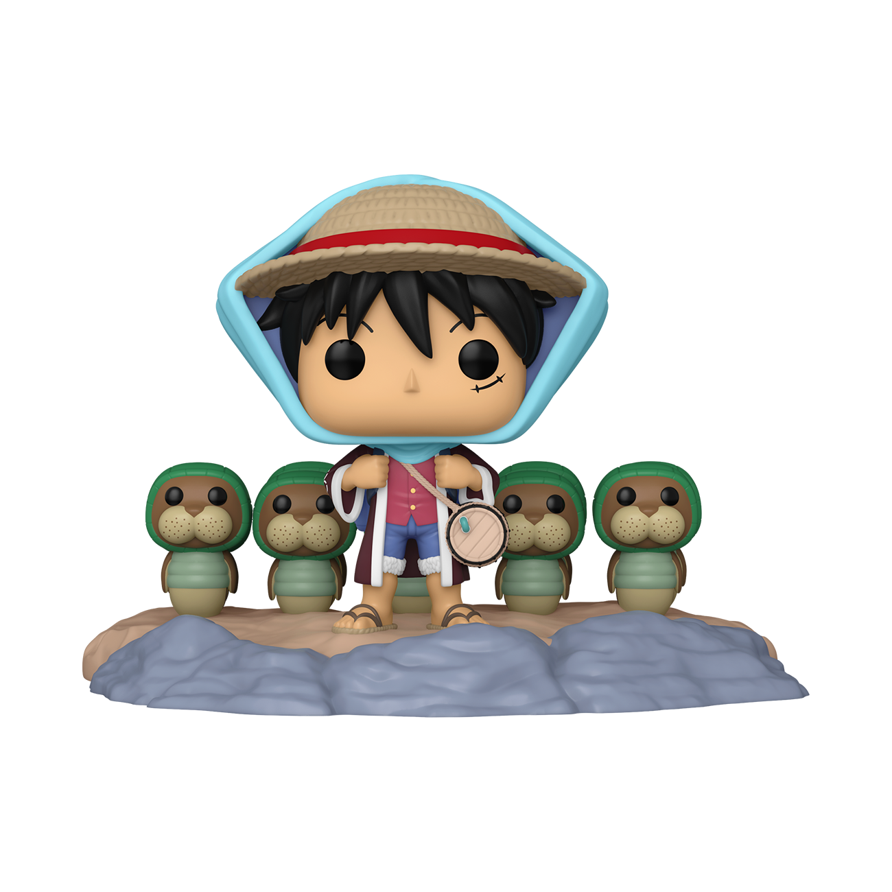 Funko Pop! Moment One Piece - Monkey D. Luffy Trains Kung Fu Dugong (Crunchyroll)