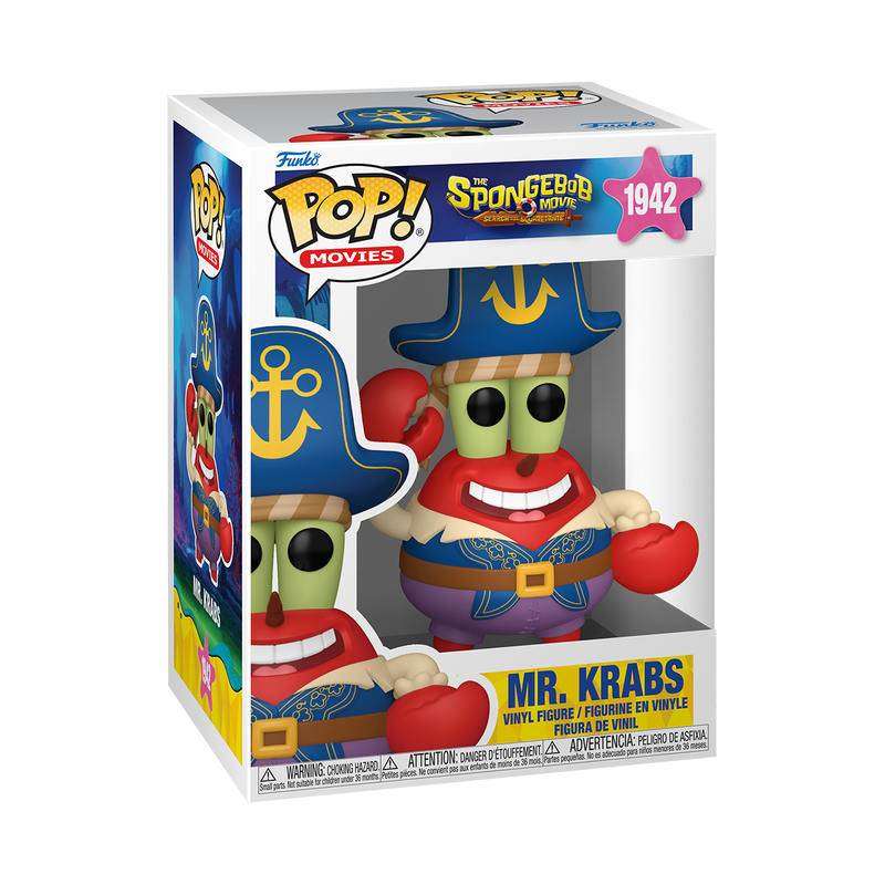 Funko Pop!  The SpongeBob Movie Search for SquarePants SpongeBob - Mr. Krabs