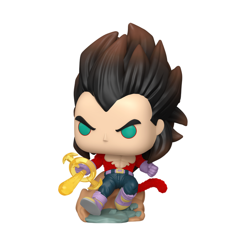 Funko Pop! Dragon Ball GT - Super Saiyan 4 Vegeta Flocked (Chalice Collectibles)