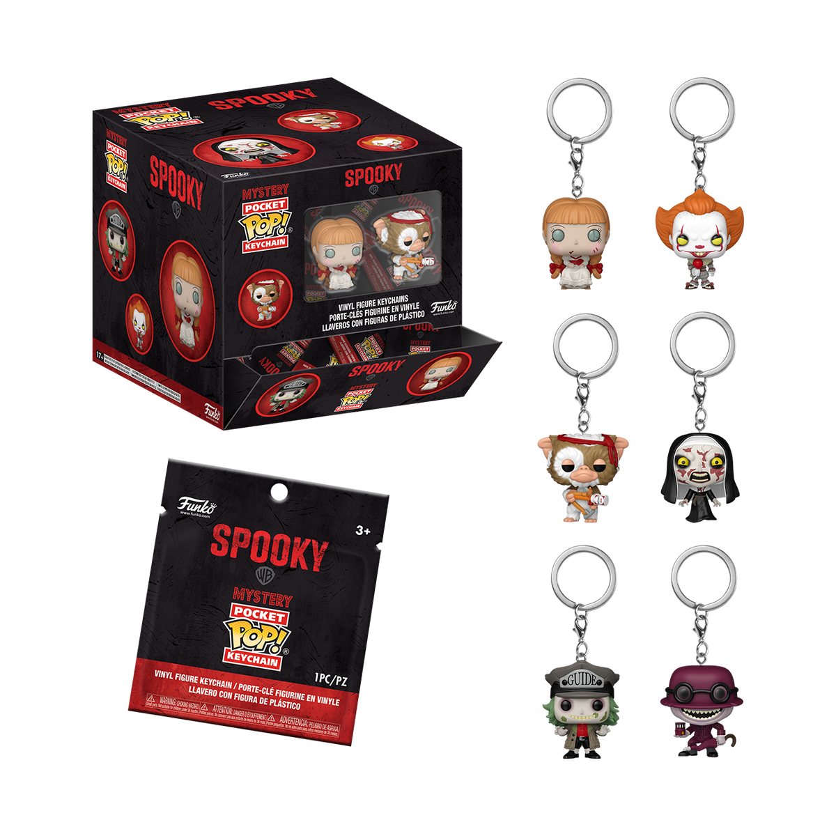 Funko Mystery Pop! Keychain: Spooky Warner Bros.