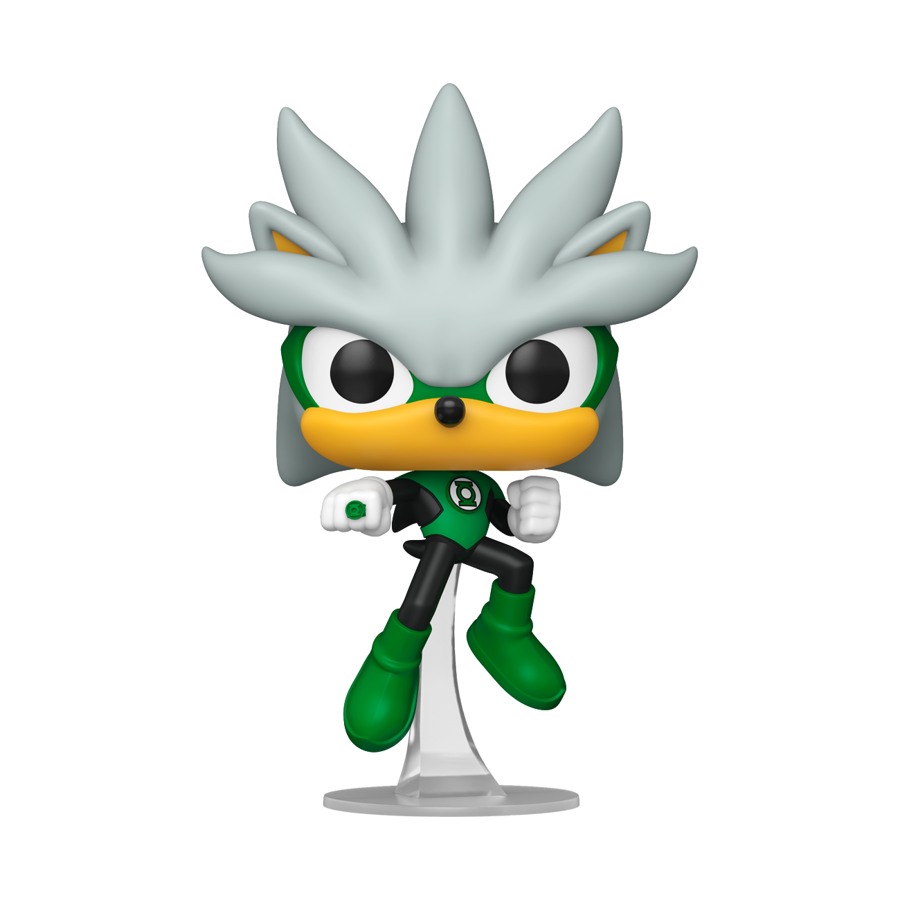 Funko Pop! Justice League & Sonic- Silver As Green Lantern