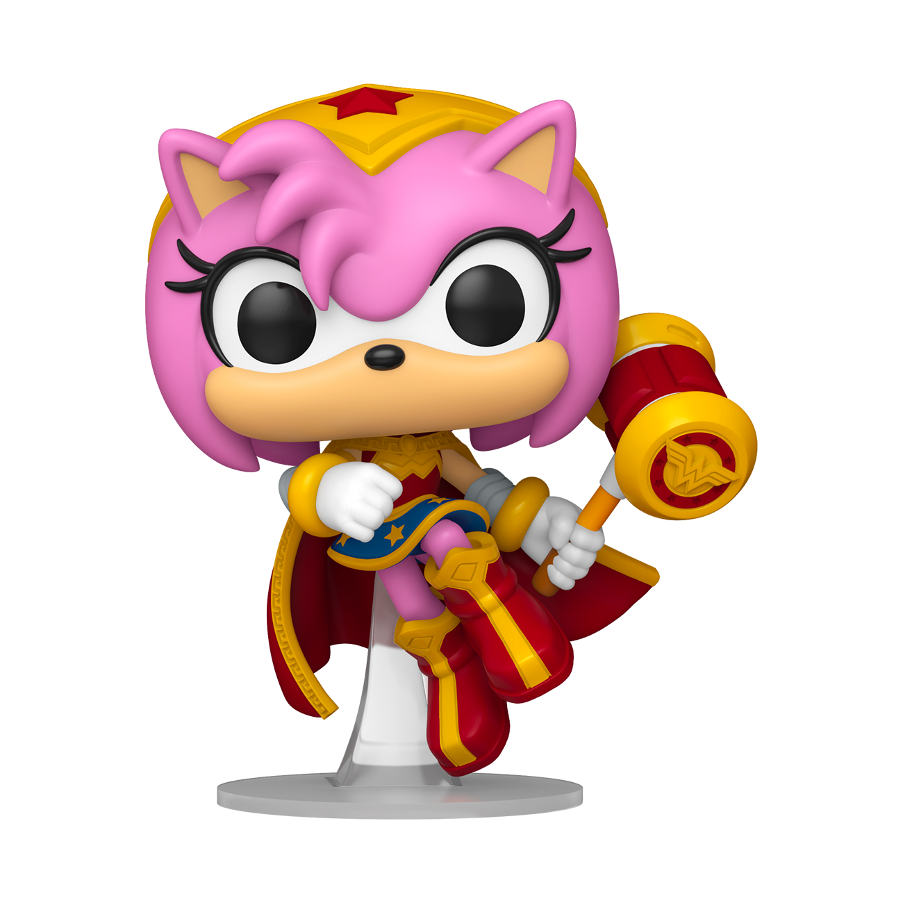 Funko Pop! Justice League & Sonic- Amy As Wonder Woman