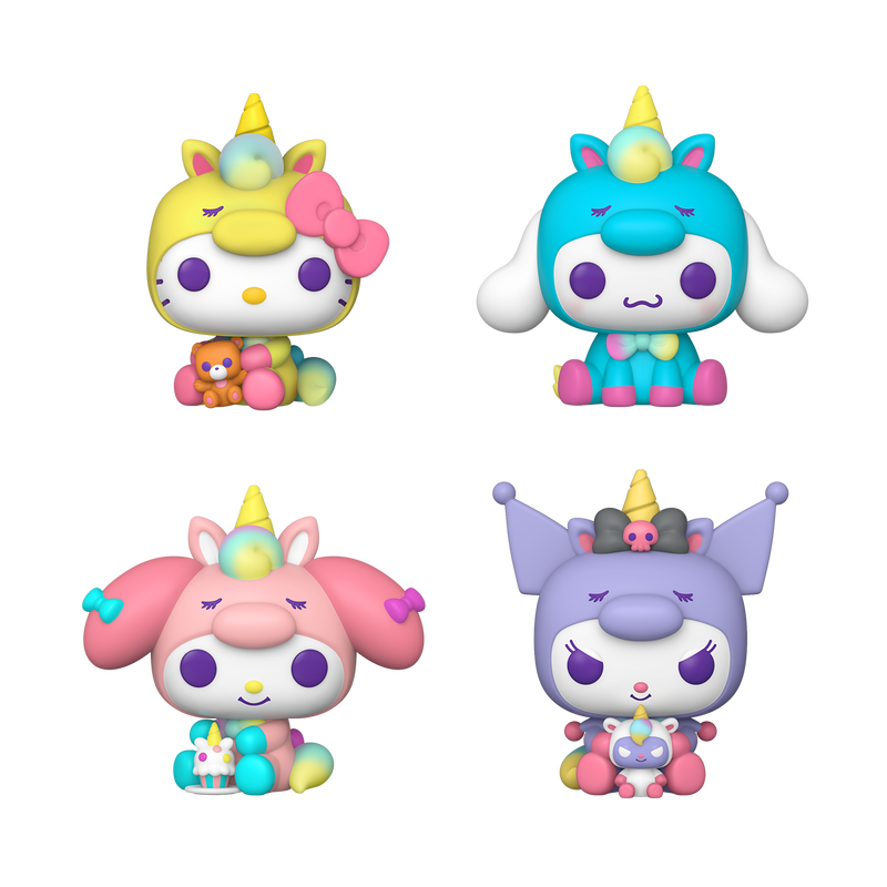 Funko Pop! Sanrio - Hello Kitty Unicorn Outfit 4-Pack