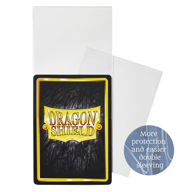Dragon Shield Sleeves: Perfect Fit Standard Thick Inner - Clear