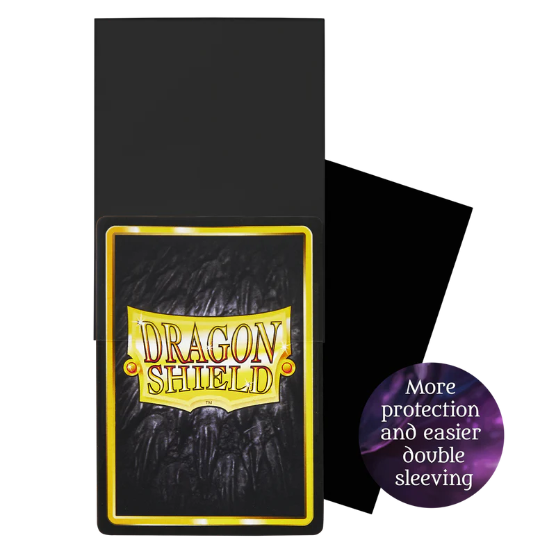 Dragon Shield Sleeves: Perfect Fit Standard Thick Inner - Black