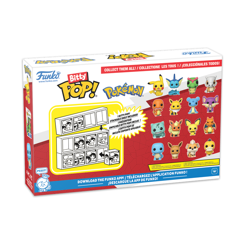 Funko Bitty Pop! Pokemon Pikachu Mini-Figure 4-Pack