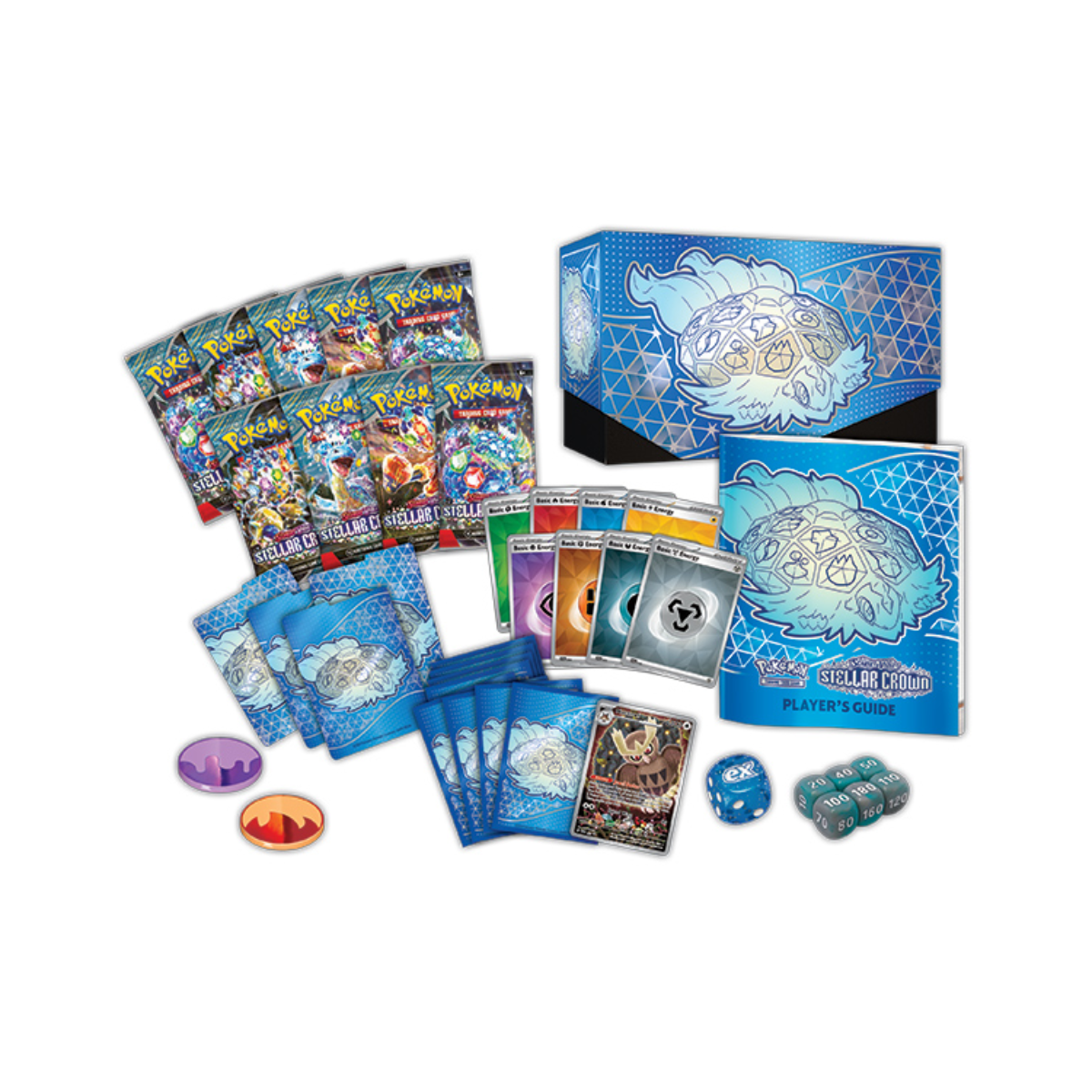 Pokémon TCG: Scarlet & Violet 07 Stellar Crown- Elite Trainer Box