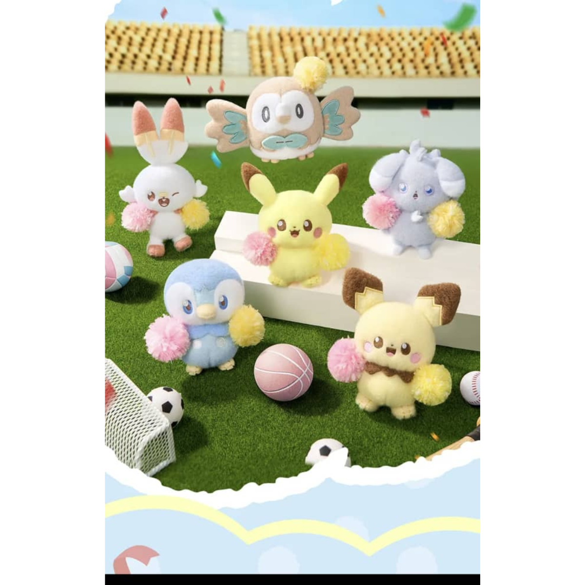 Pokémon: Poképeace The Cheerful Cheerleading Squad Series Plush - Blind Box