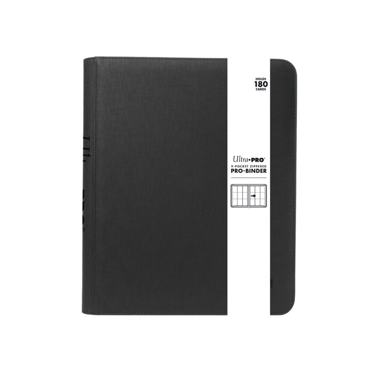 Ultra Pro Binder: PRO 9-Pocket Zippered - Black