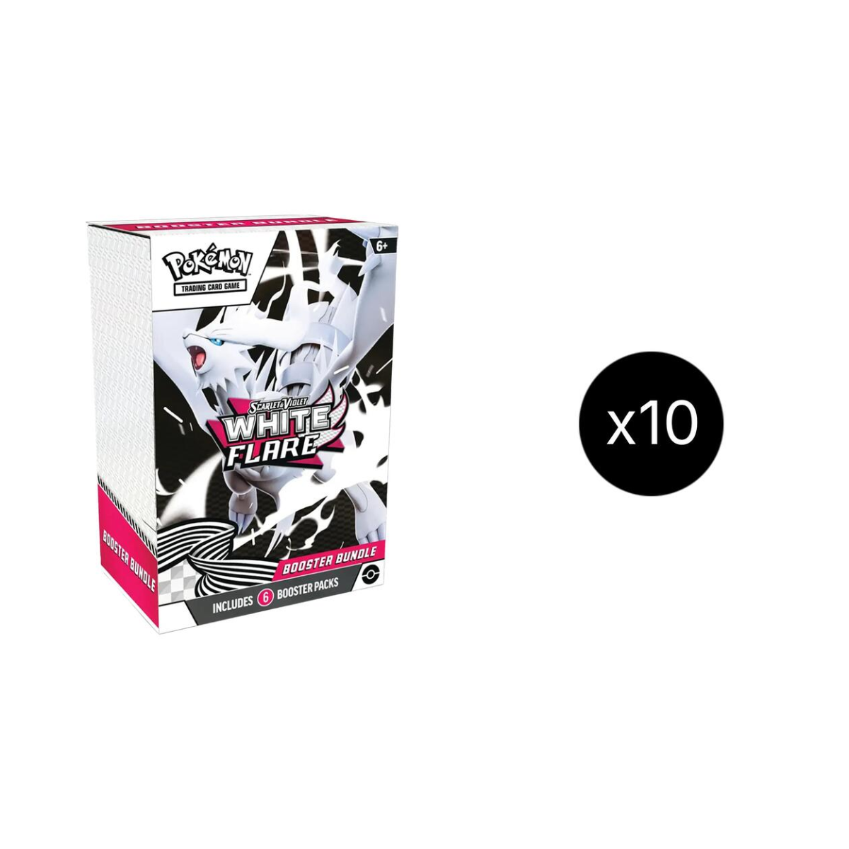 Pokémon TCG: Scarlet & Violet 10.5 White Flare- Booster Bundle Case