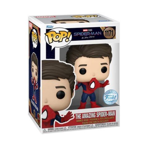 Funko Pop! Marvel - Spiderman No Way Home: Amazing (Unmasked) Pop Figure (Andrew Garfield)