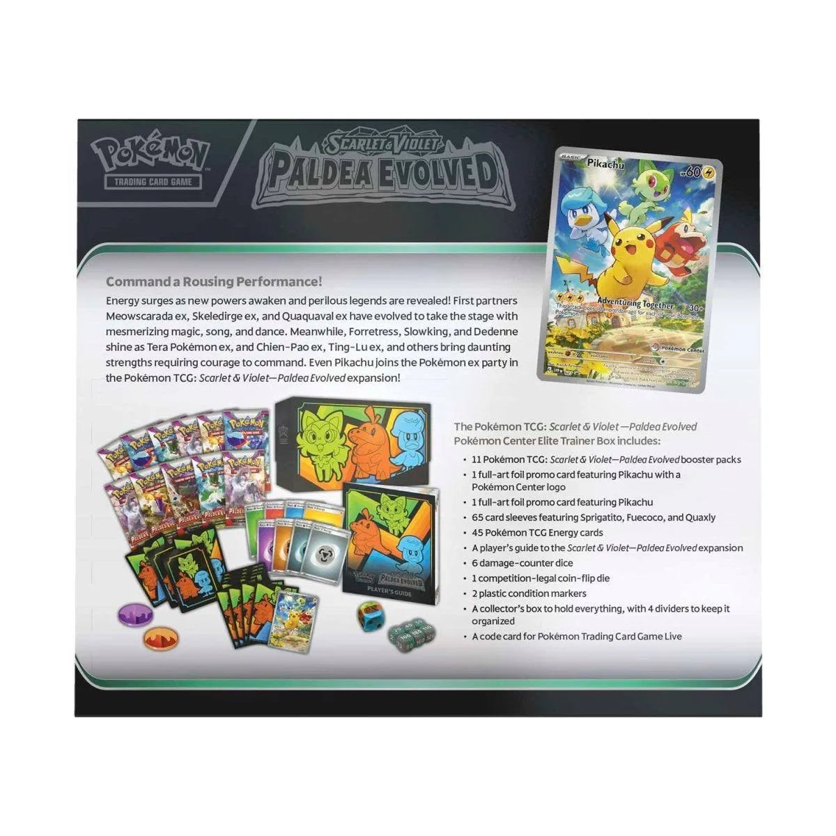 Pokémon TCG: Scarlet & Violet - Paldea Evolved Elite Trainer Box