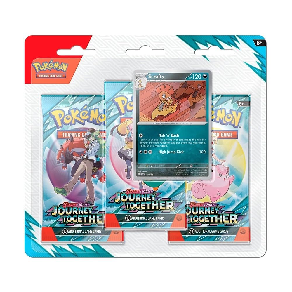 Pokémon TCG: Scarlet & Violet Journey Together - 3 Pack Blisters