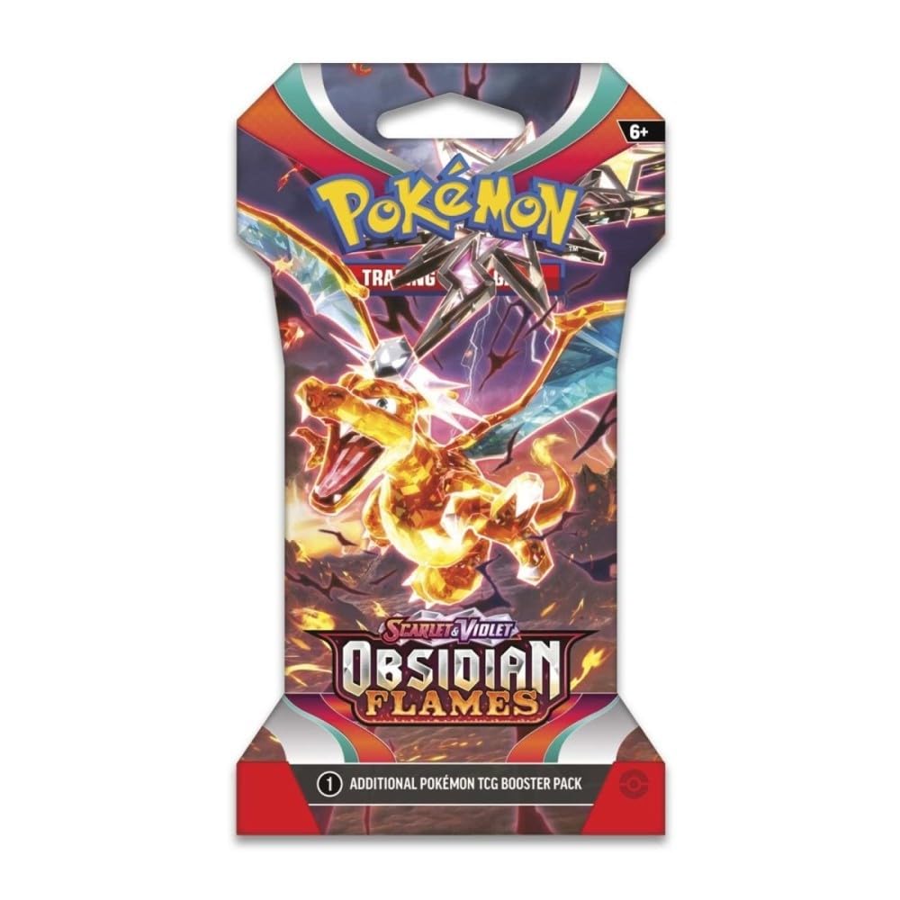 Pokémon TCG: Scarlet and Violet 03 Obsidian Flames - Sleeved Booster Pack