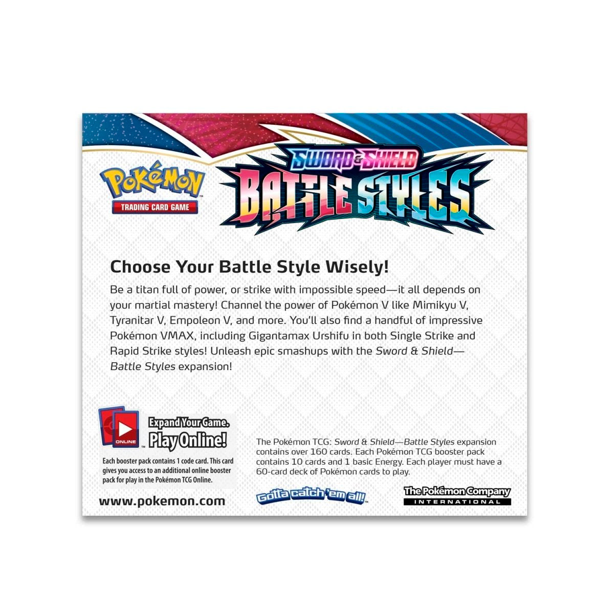 Pokémon TCG: Sword & Shield - Battle Styles Booster Display Box (36 Packs)