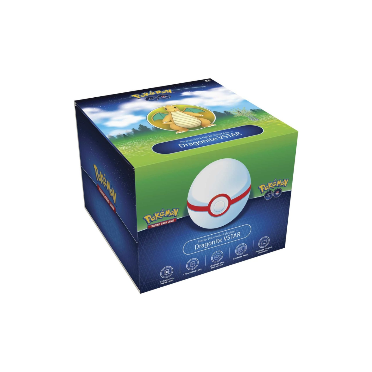 Pokémon TCG: Pokemon GO Dragonite VSTAR Premier Deck Holder Collection