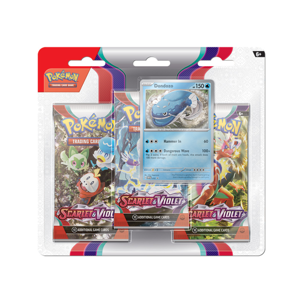 Pokémon TCG: Scarlet & Violet 01- 3-Booster Blister (Dondozo)