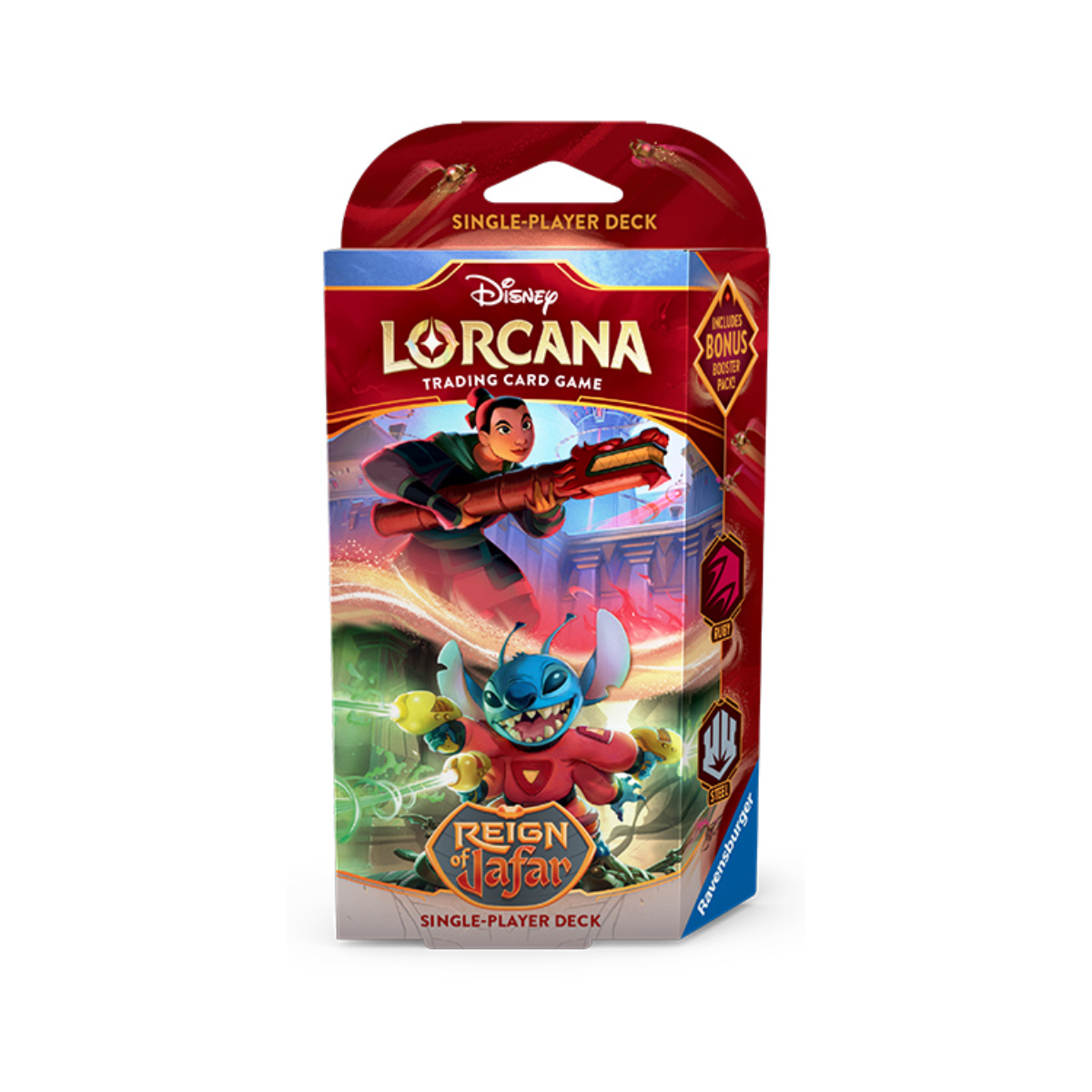 Disney Lorcana: Reign of Jafar Starter Deck (Ruby & Steel)