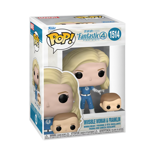 Funko Pop! Marvel - The Fantastic Four: First Steps -  Invisible Woman & Franklin