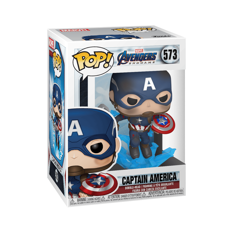 Funko Pop! Marvel - Captain America With Broken Shield & Mjolnir