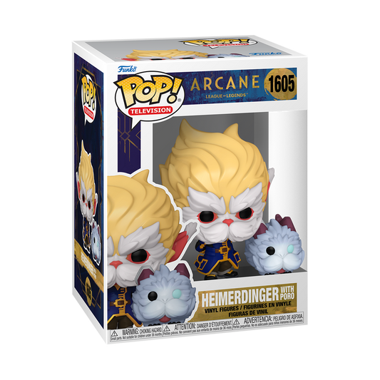 Funko Pop!  Arcane League of Legends - Heimerdinger with Poro