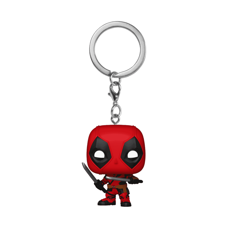 Funko Pop! Keychain: Marvel Deadpool & Wolverine - Deadpool with Swords