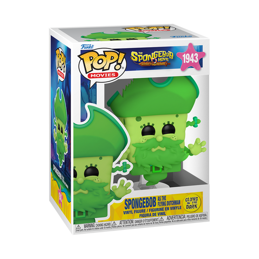 Funko Pop!  The SpongeBob Movie Search for SquarePants SpongeBob - Flying Dutchman Glow