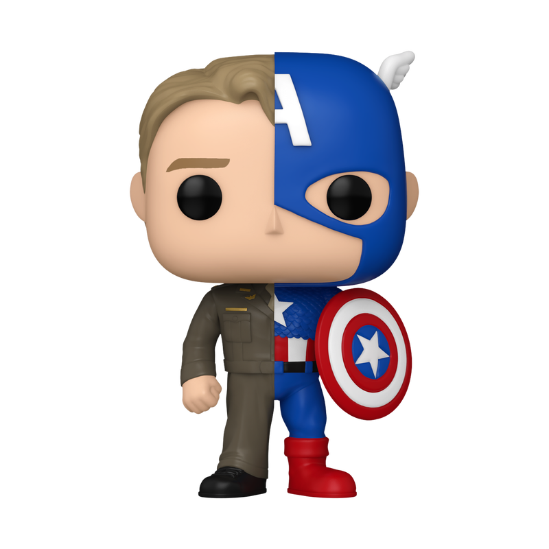 Funko Pop! Marvel - Steve Rogers/Captain America Split