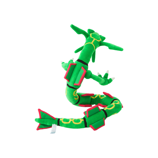 Pokémon Plush: Rayquaza Posable (Pokémon Center) 52"