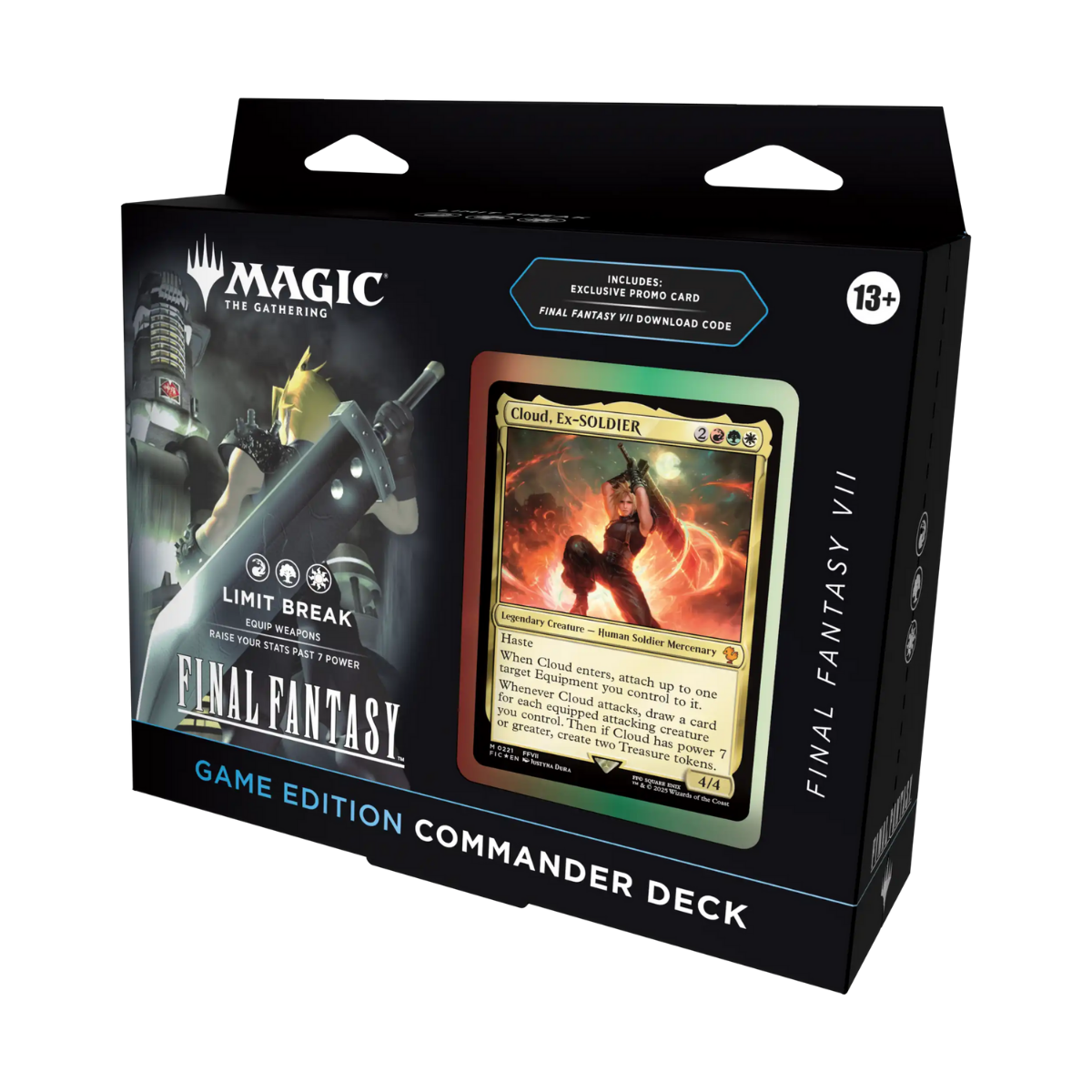 MTG TCG: Universes Beyond- Final Fantasy Commander Deck - Final Fantasy VII Limit Break (Game Edition)