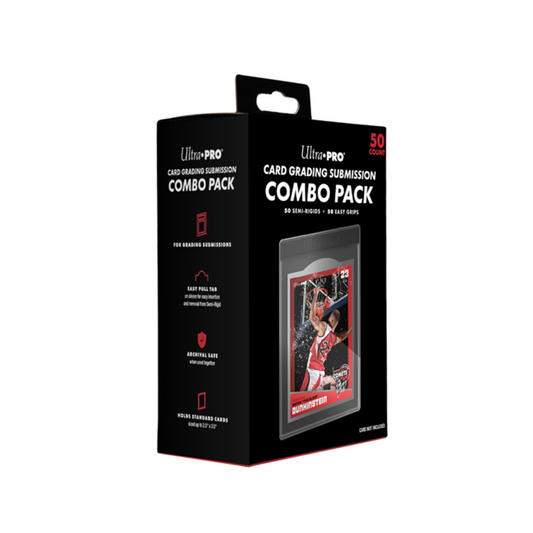 Card Sleeves: Grading Submission Combo- Standard (Semi-Rigid & Easy Pull Tab Sleeves)(50ct)