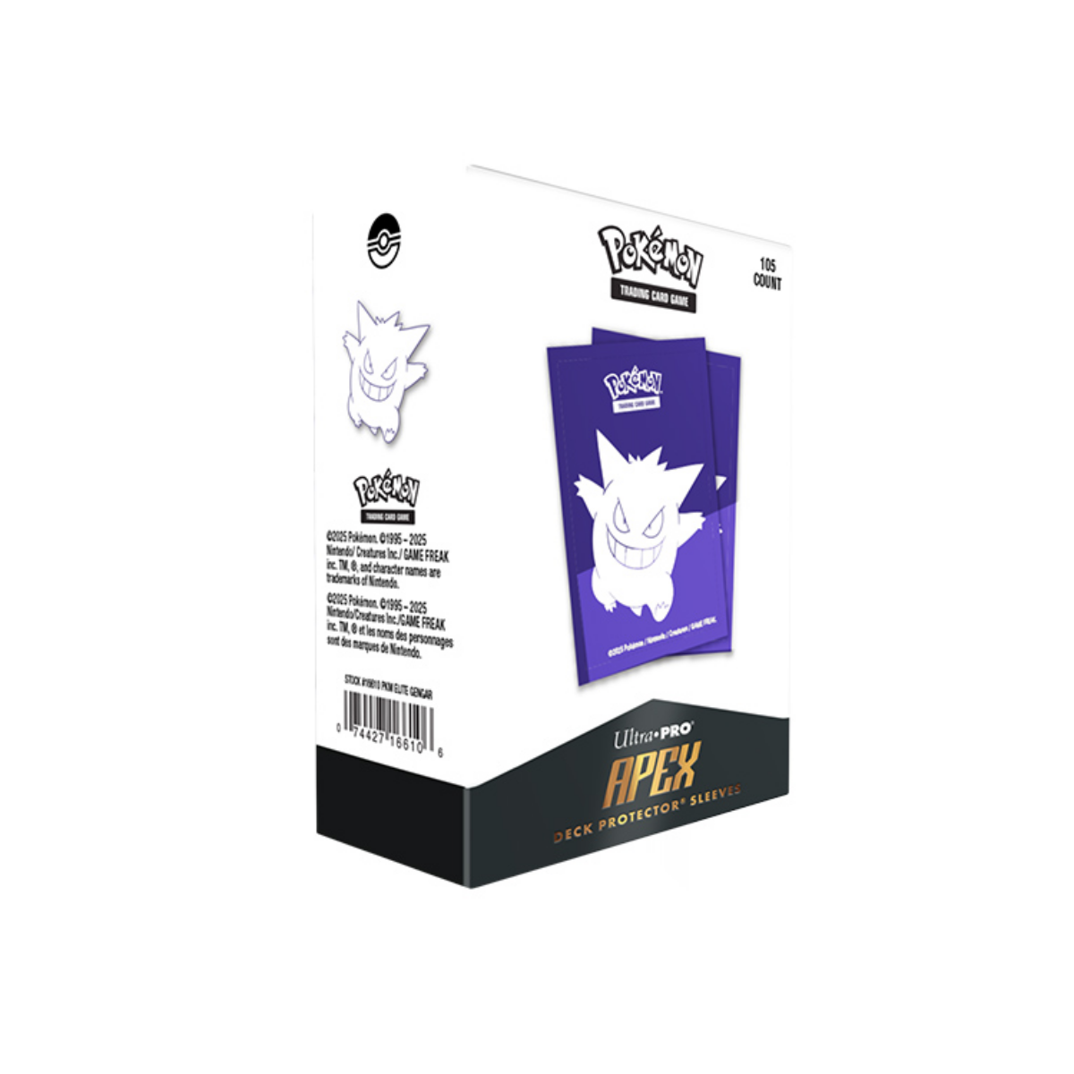 Card Sleeves: Pokemon Apex- Elite Series Gengar (105ct)