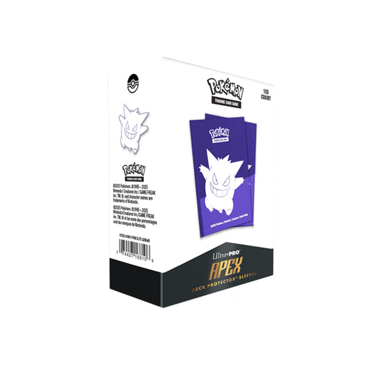 Card Sleeves: Pokemon Apex- Elite Series Gengar (105ct)