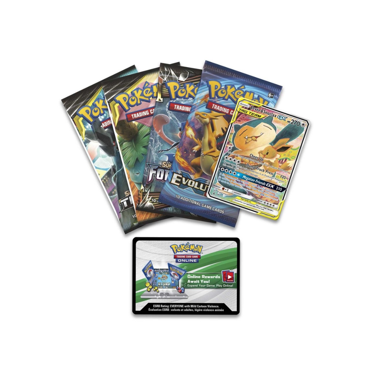 Pokémon TCG: Tag Team Tin (Eevee & Snorlax GX)
