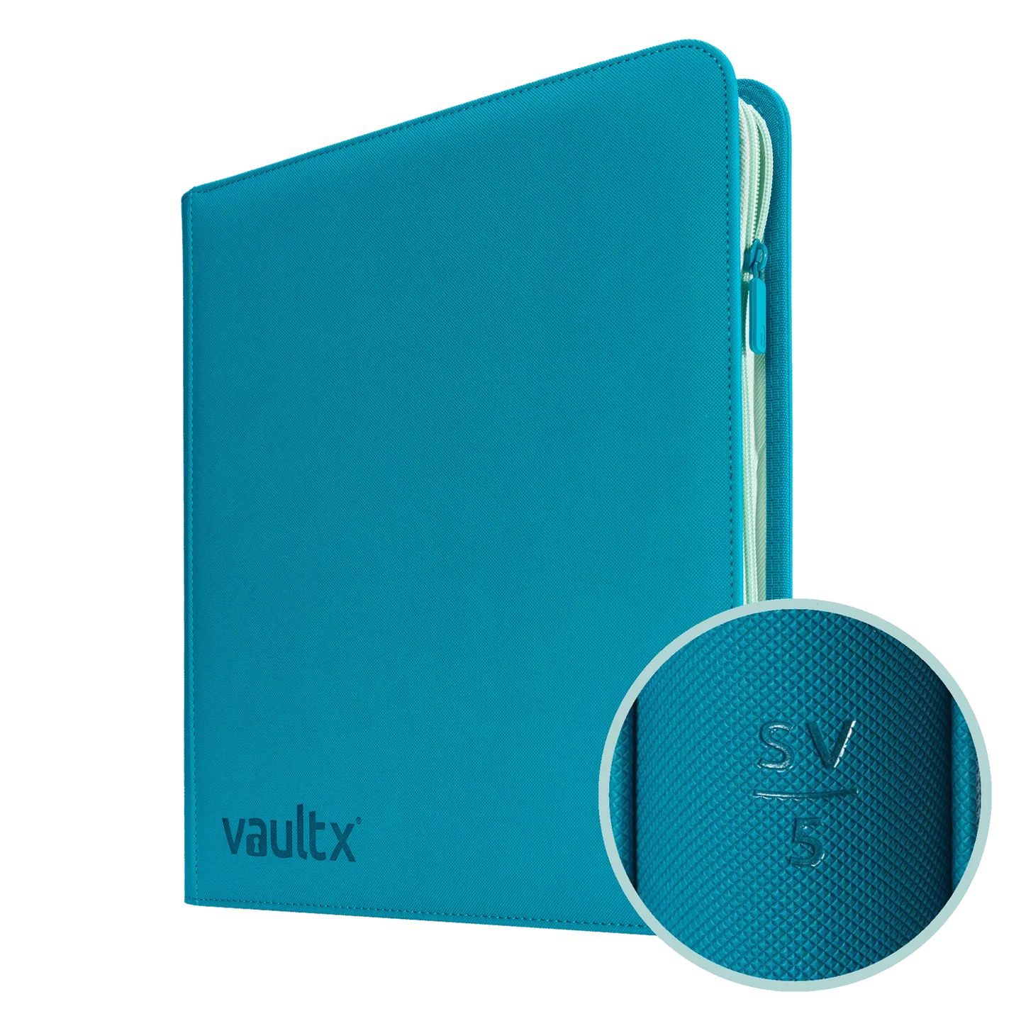 Vault X - 12-Pocket Exo-Tec® Zip Binder Scarlet and Violet