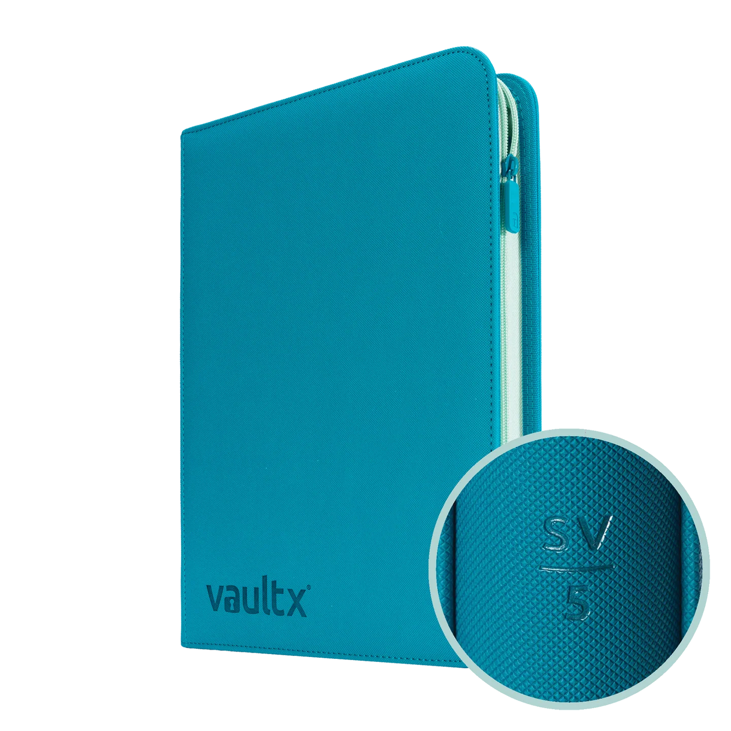 Vault X - 9-Pocket Exo-Tec® Zip Binder Scarlet and Violet