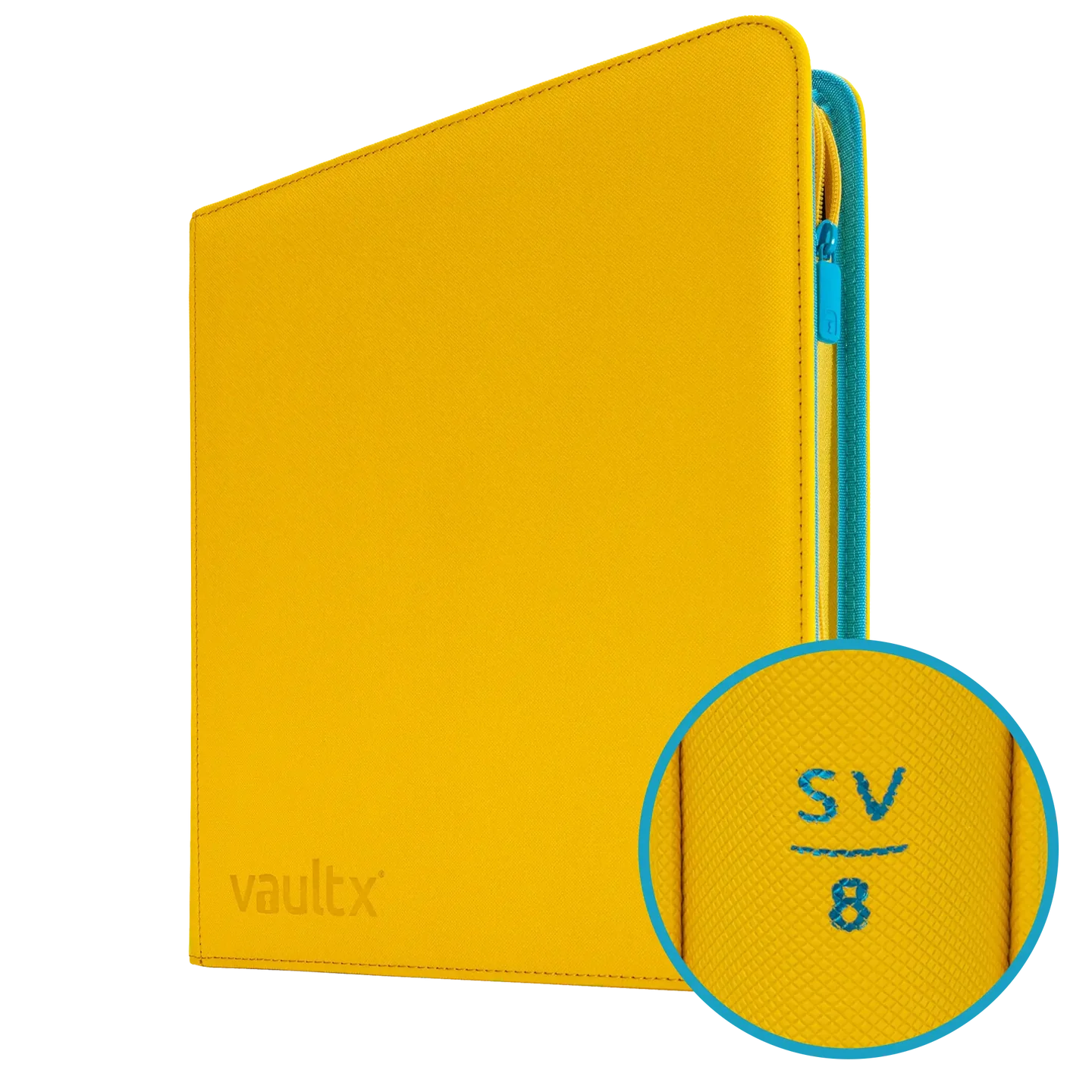 Vault X - 12-Pocket Exo-Tec® Zip Binder Scarlet and Violet