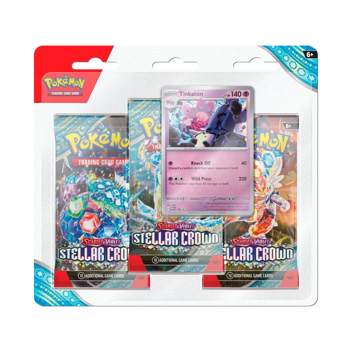 Pokémon TCG: Scarlet & Violet 07 Stellar Crown - 3 Pack Blister