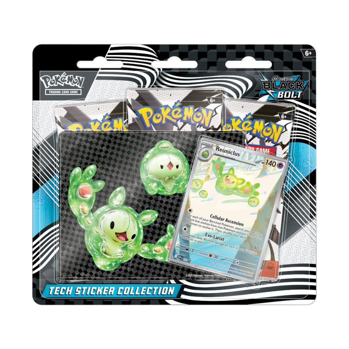 Pokémon TCG: Scarlet & Violet 10.5 Black Bolt - Tech Sticker Collection