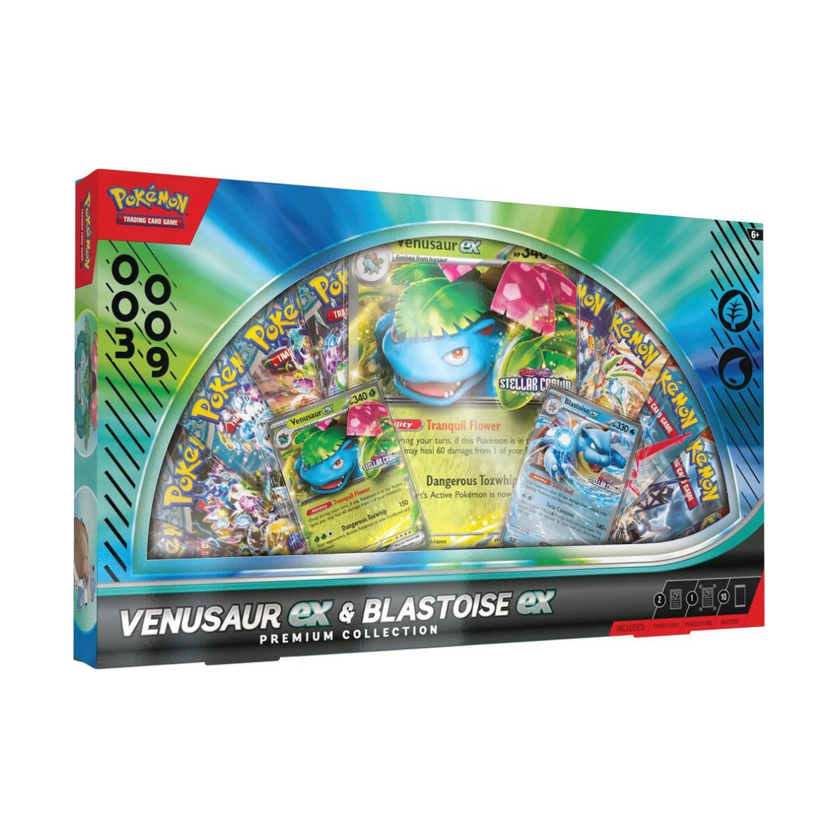 Pokémon TCG: Venusaur ex & Blastoise ex - Premium Collection