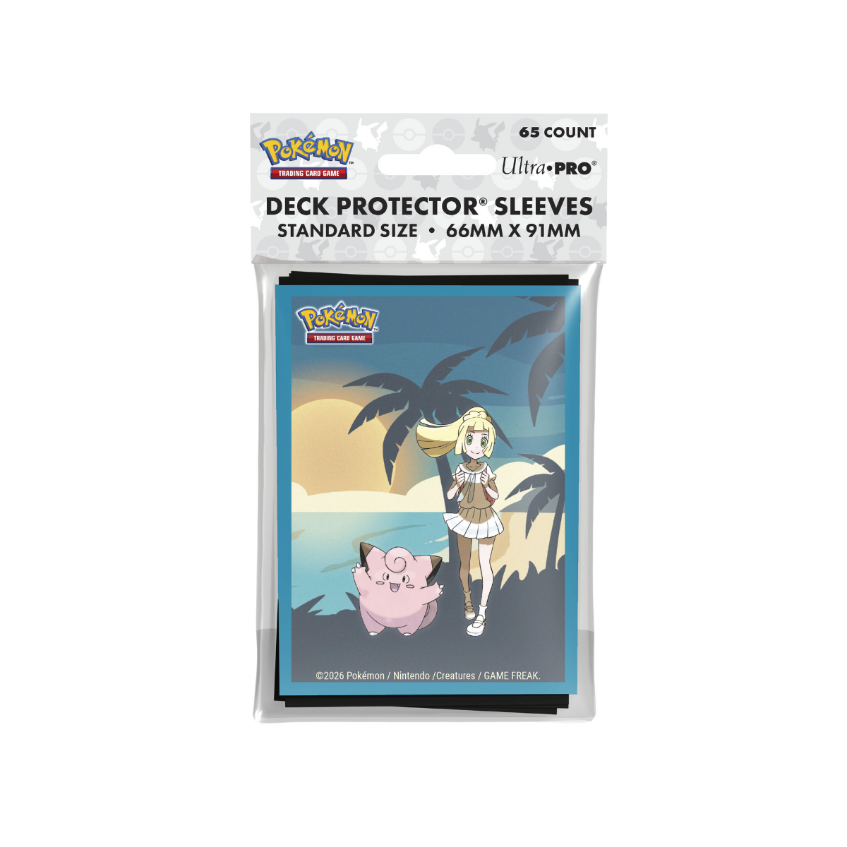 Card Sleeves: Pokémon - Lillie and Clefairy (65ct)