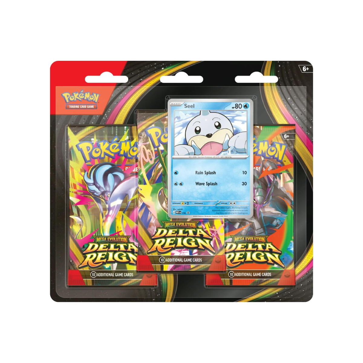 Pokémon TCG: Mega Evolution 06 Delta Reign - 3-Pack Blister
