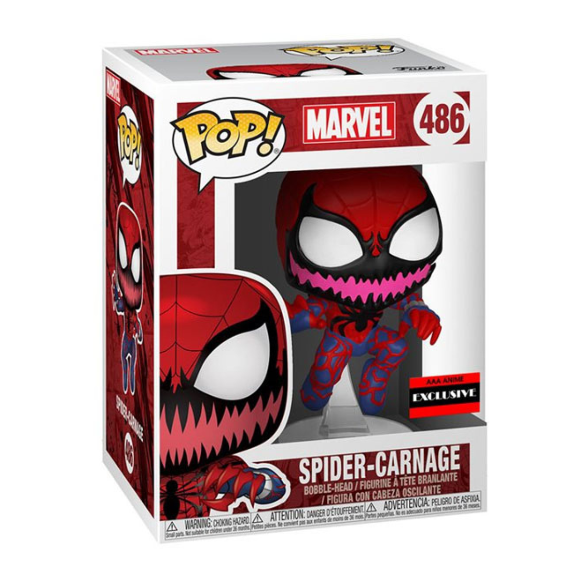 Funko Pop! Marvel - Spider-Carnage (AAA Anime)