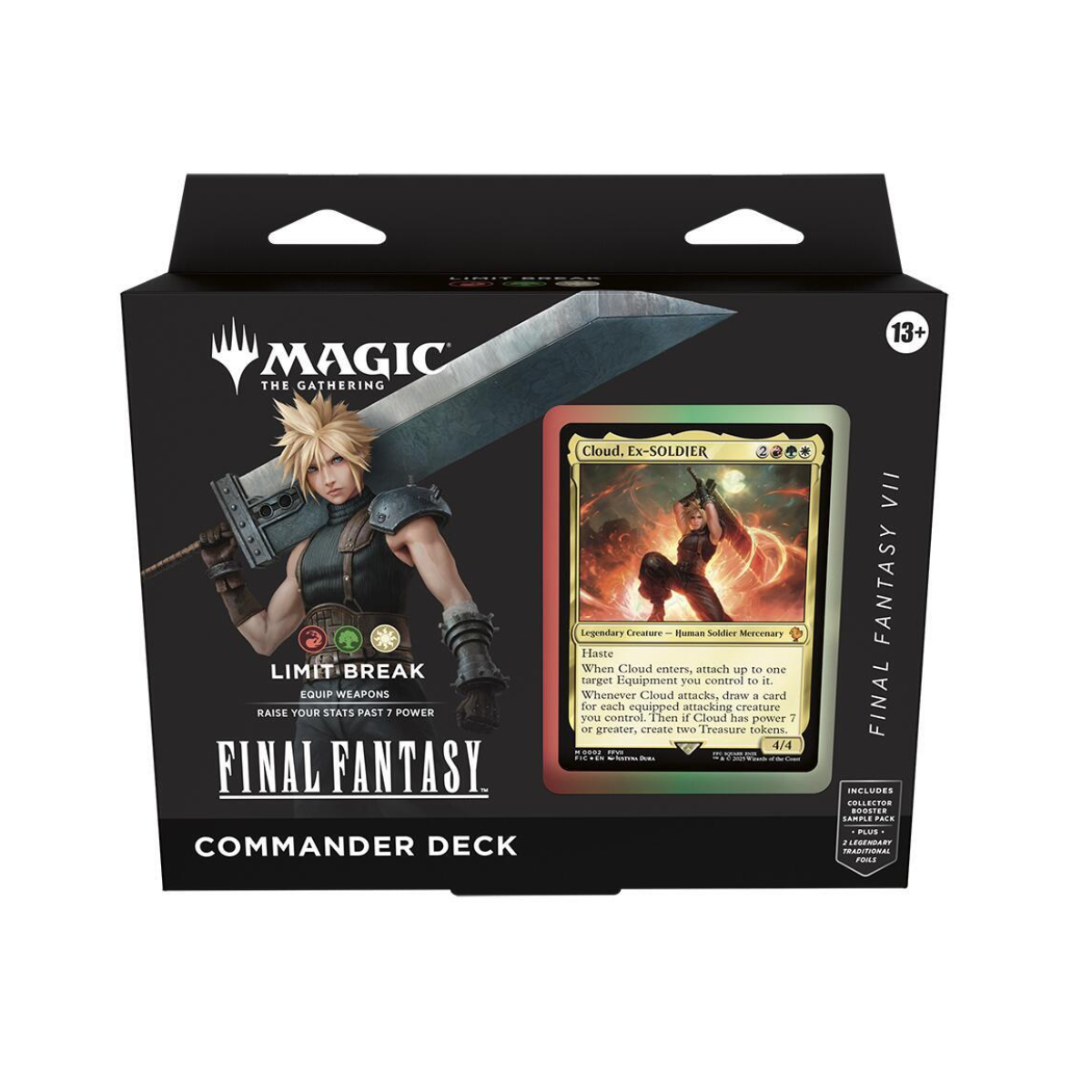 MTG TCG: Universes Beyond- Final Fantasy Commander Deck - (Final Fantasy VII Limit Break)